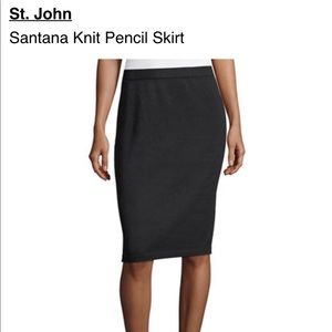 St John Wool Pencil Skirt